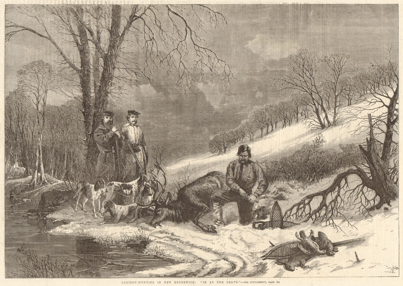 Caribou-hunting in New Brunswick: